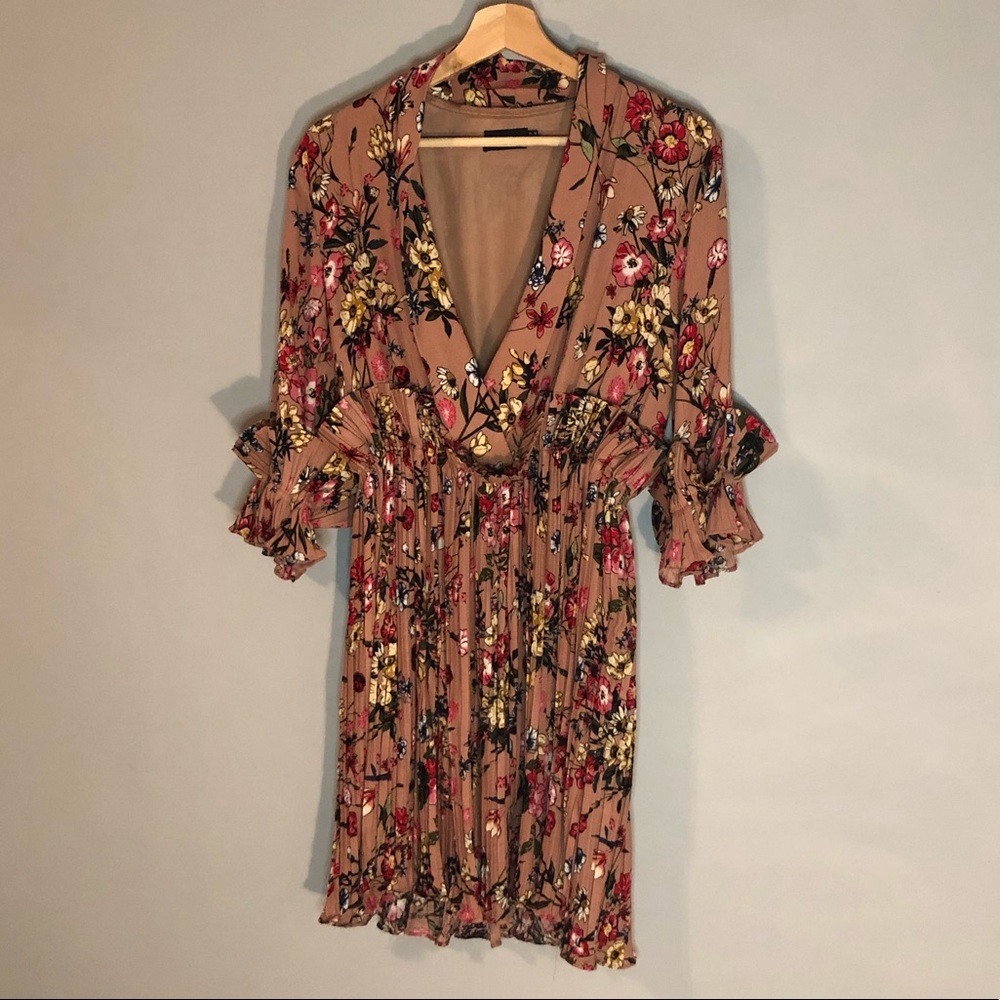 PrettyLittleThing Mauve Skater Style Dress